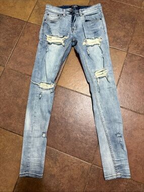 Serenede sacred scrolls skinny jeans size 28